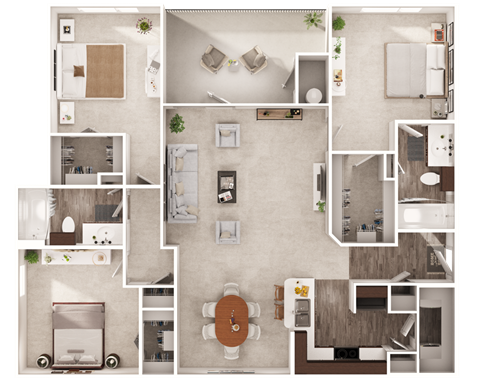 C1 Floor Plan for Terra